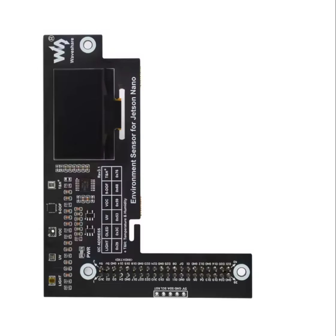 Oled Display Module - Environment Sensors Module for Jetson Nano,