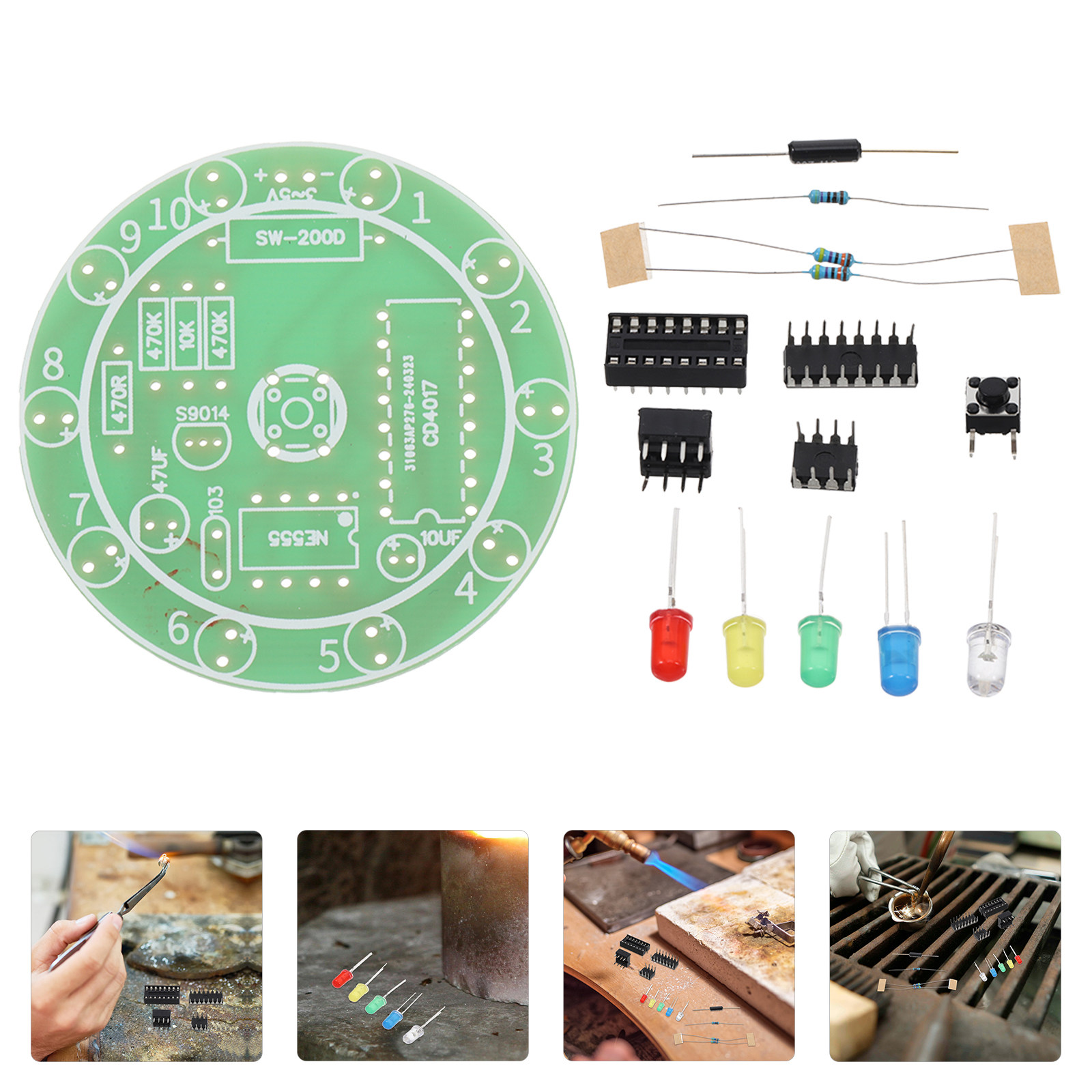 Diy Electronics Kits For Beginners - Solder Practice Kit for Beginners Electronics