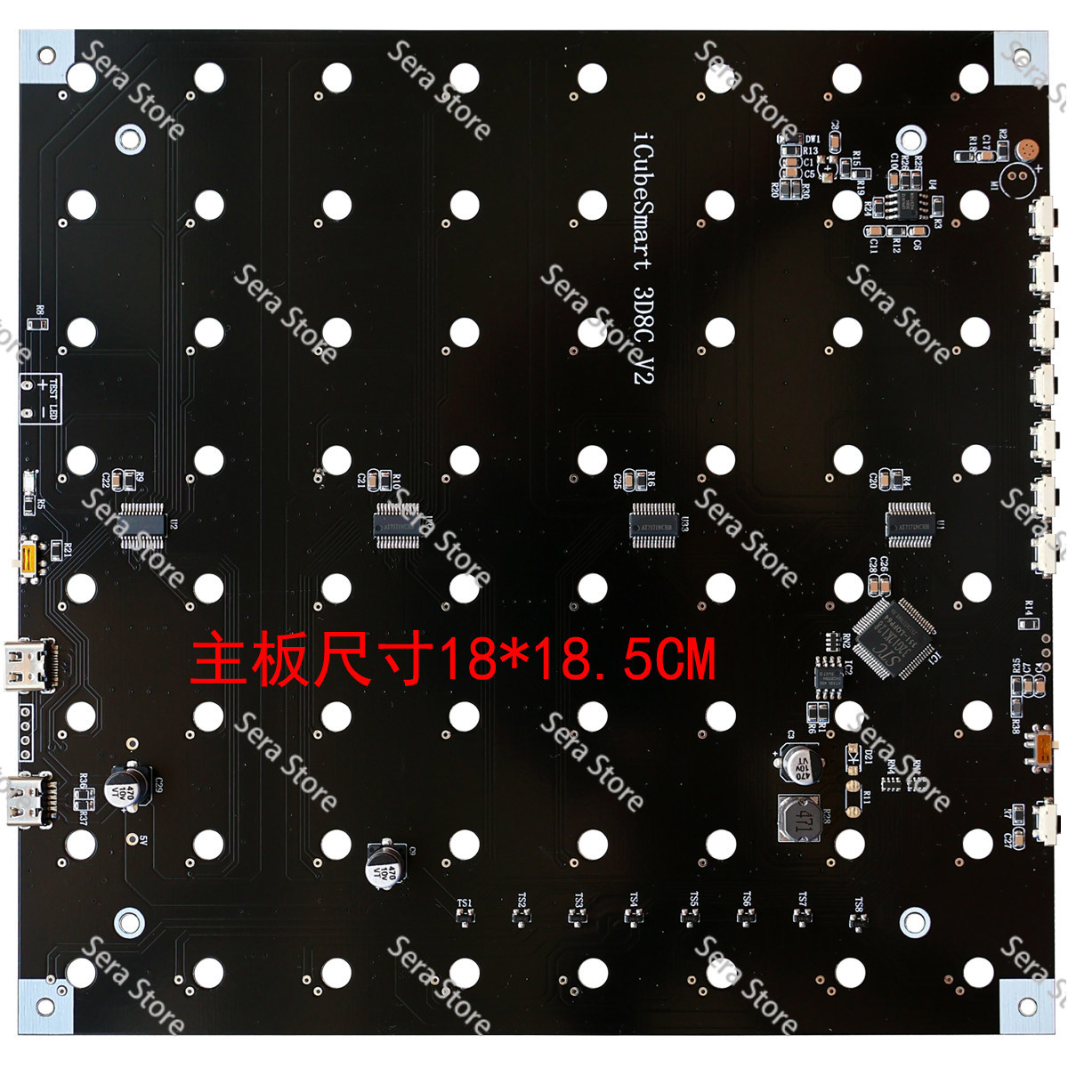 8x8x8 Light Cube DIY Kit 3D8 M - огляд і ціна Diy Electronics Components