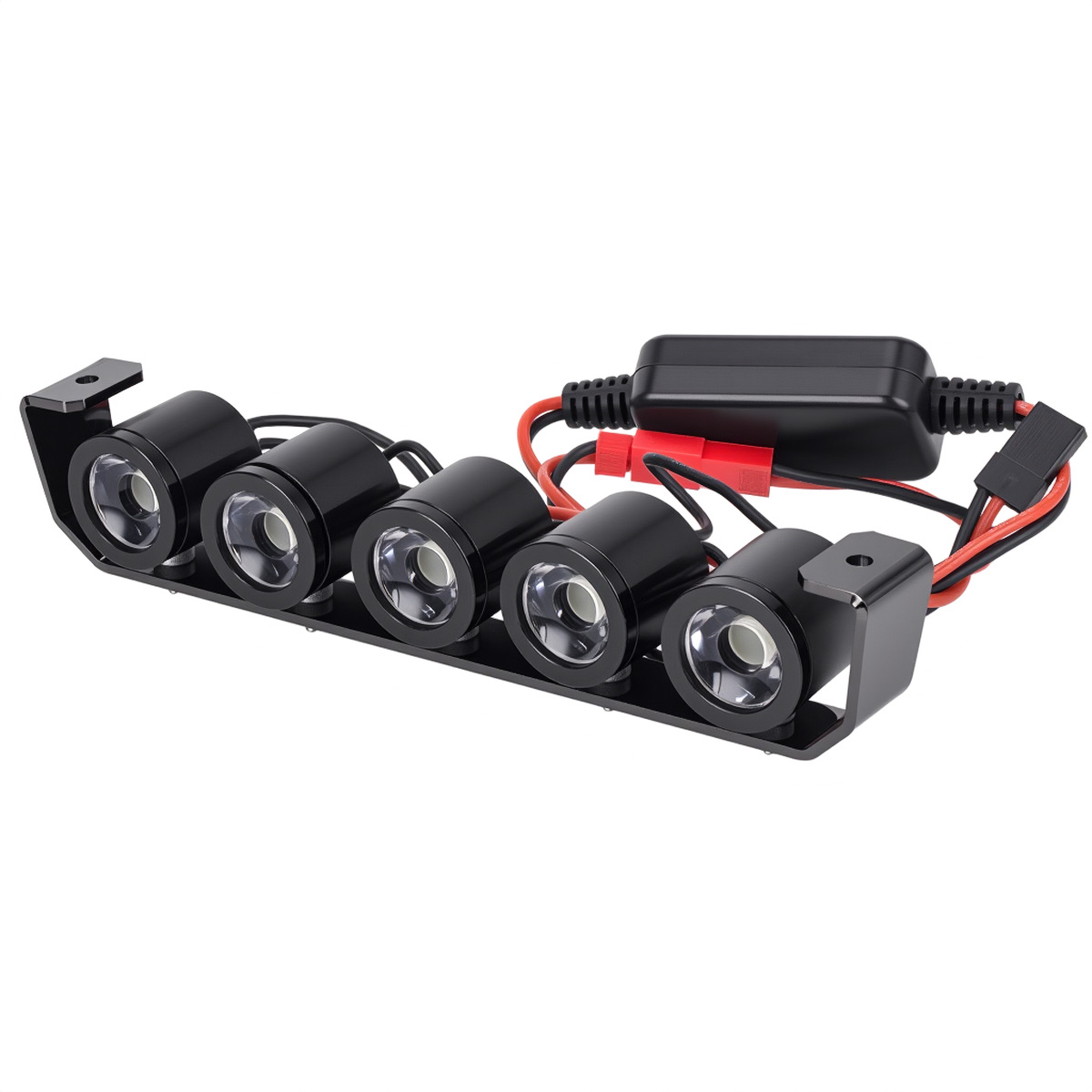 Aluminum 5 LED Light Headlight - огляд і ціна Diy Rc Electronics