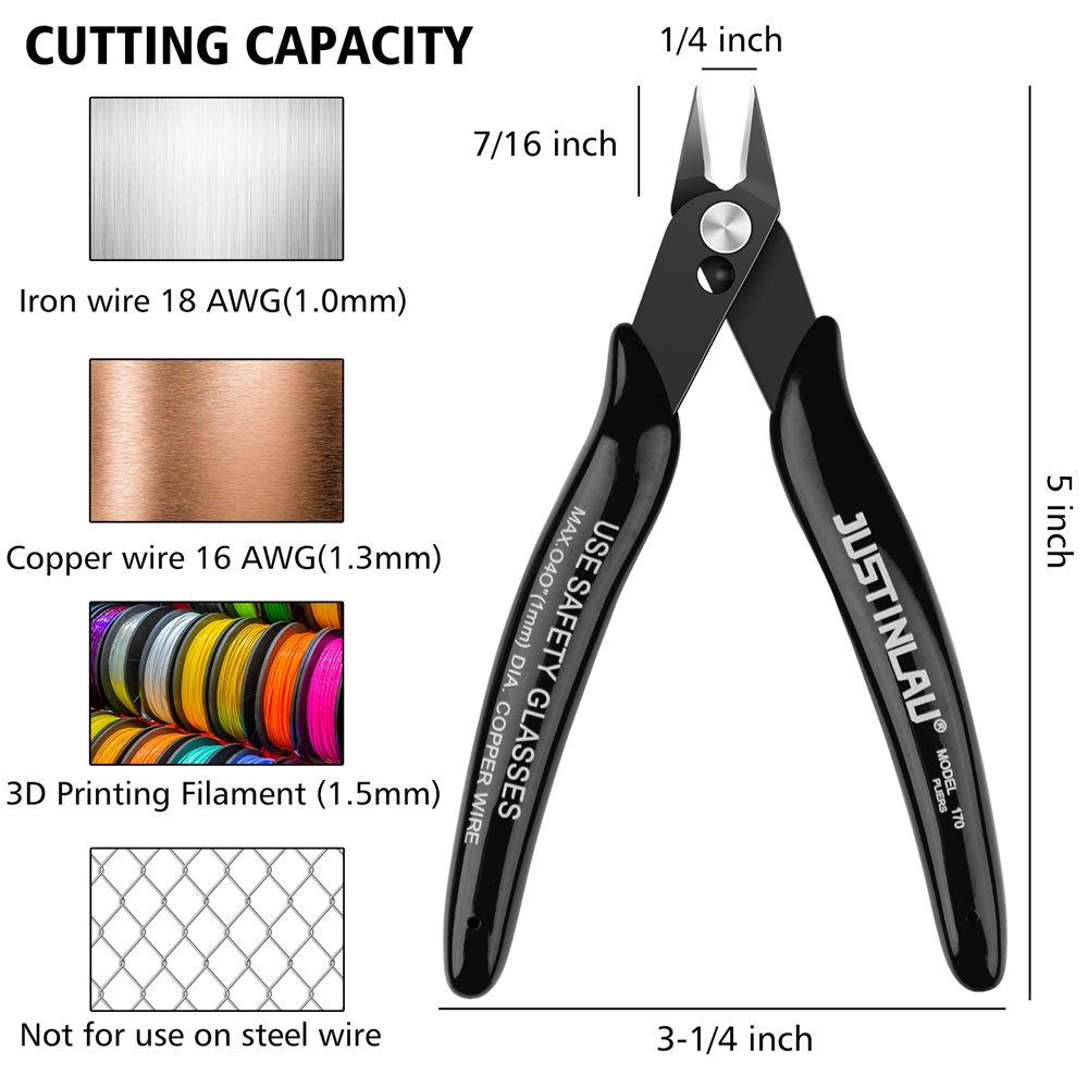 Mini Pointed Nose Pliers Model - огляд і ціна Wire Stripper Cutter