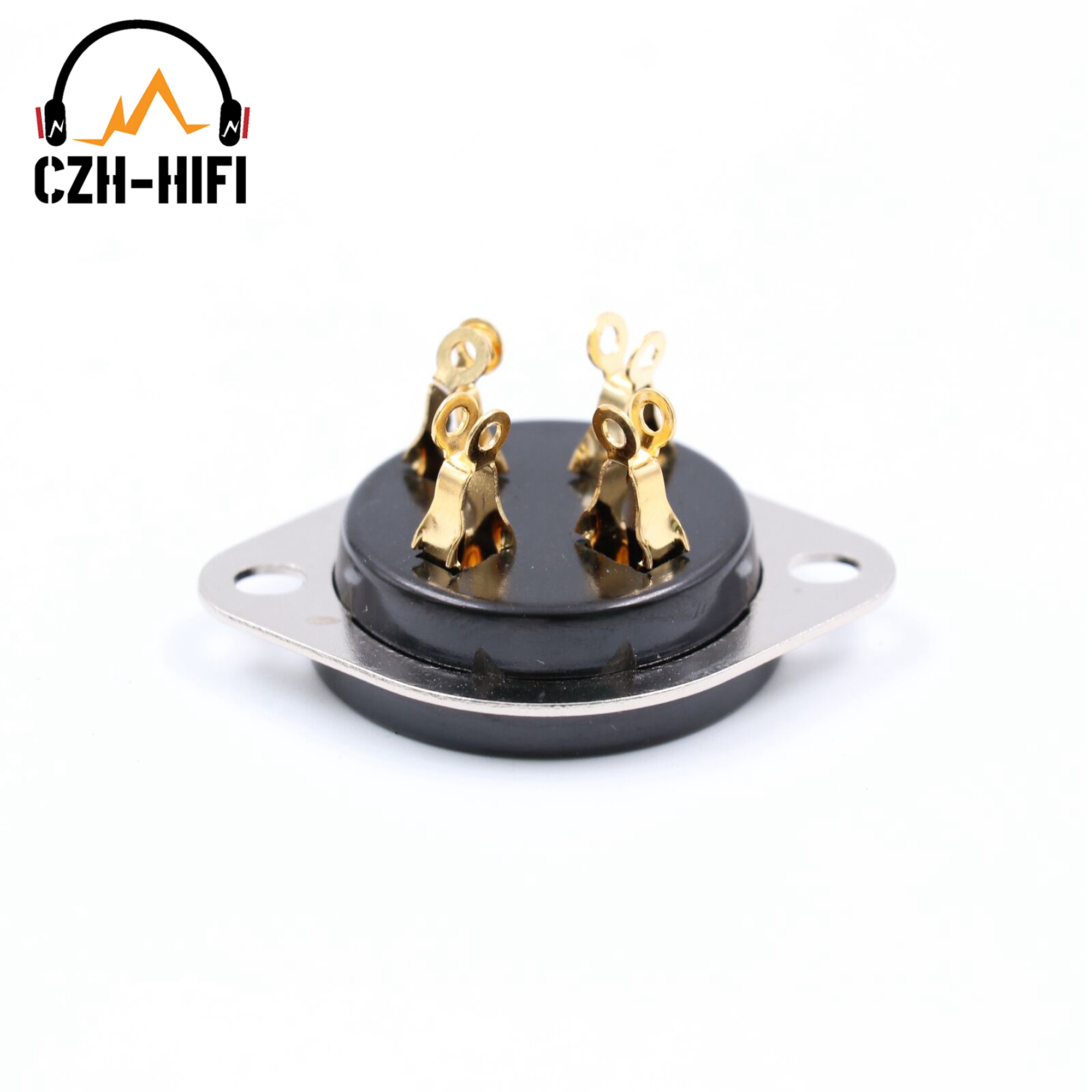 1PC 4in Tube Socket Bakelite V - огляд і ціна Diy Electronics Components