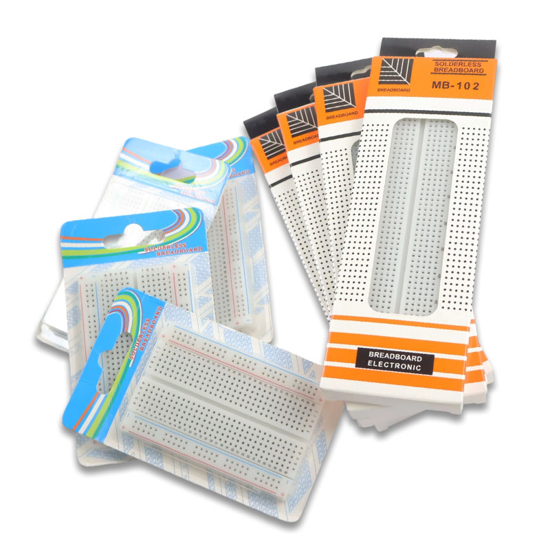 4/3/2PCS MB-102 Breadboard 400 - огляд і ціна Diy Electronics Breadboard