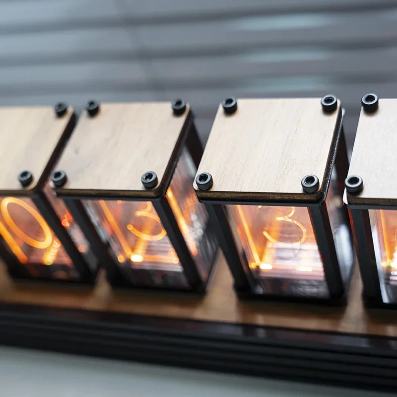 Luxury Nixie Glow Tube Clock W - огляд і ціна Diy Electronics Table
