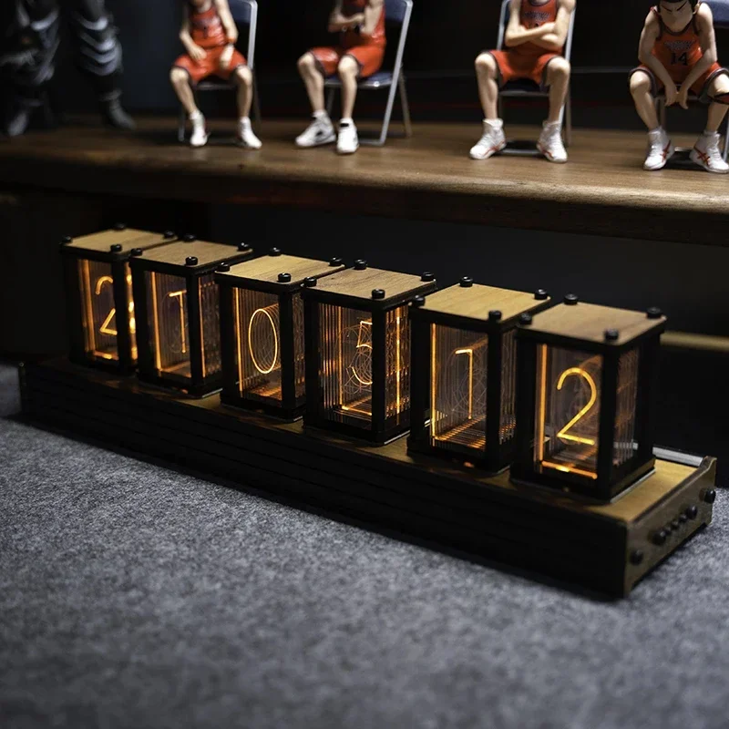 New Luxury Nixie Glow Tube Clo - огляд і ціна Diy Electronics Table