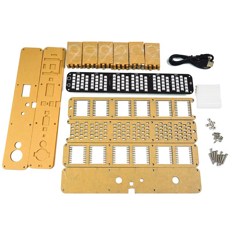 Glow Tube Clock Kit DIY Electr - огляд і ціна Diy Electronics Table