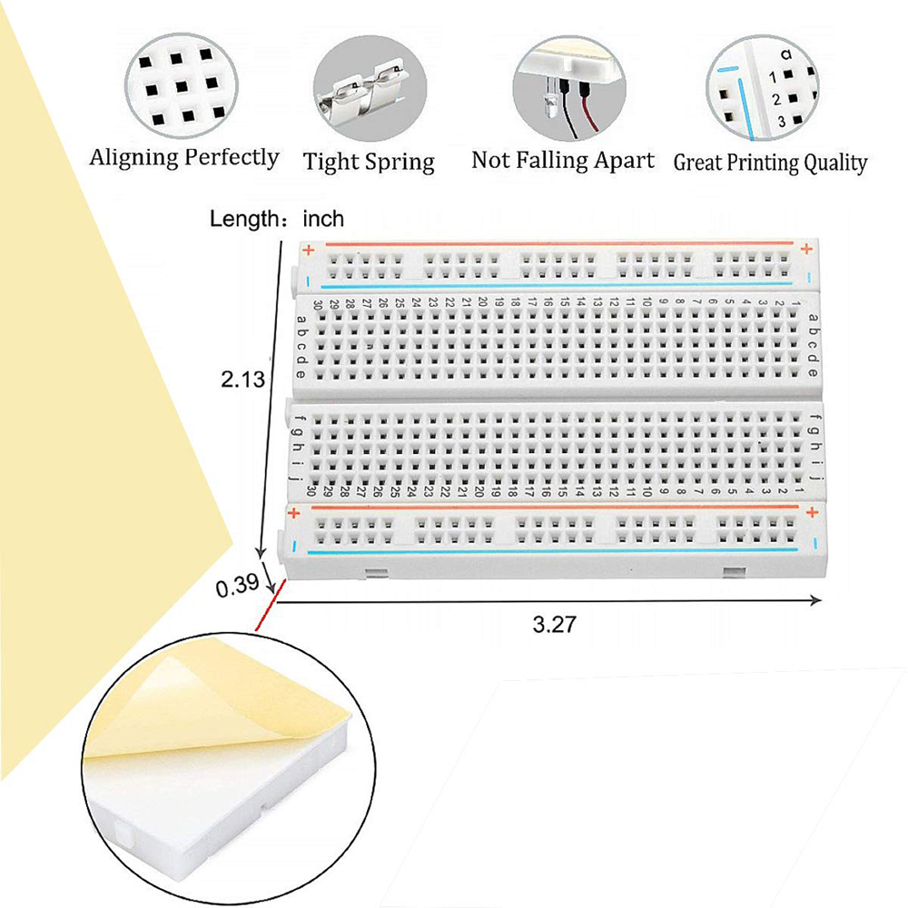 Breadboard Jumper Wire Kit wit - огляд і ціна Diy Electronics Breadboard