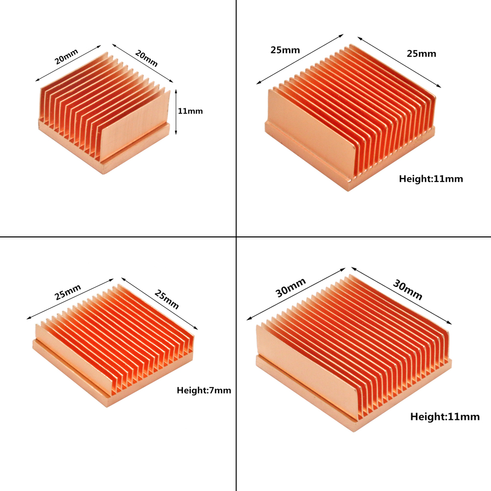 Pure Copper Heatsink DIY Heat  - огляд і ціна Diy Electronics For Home